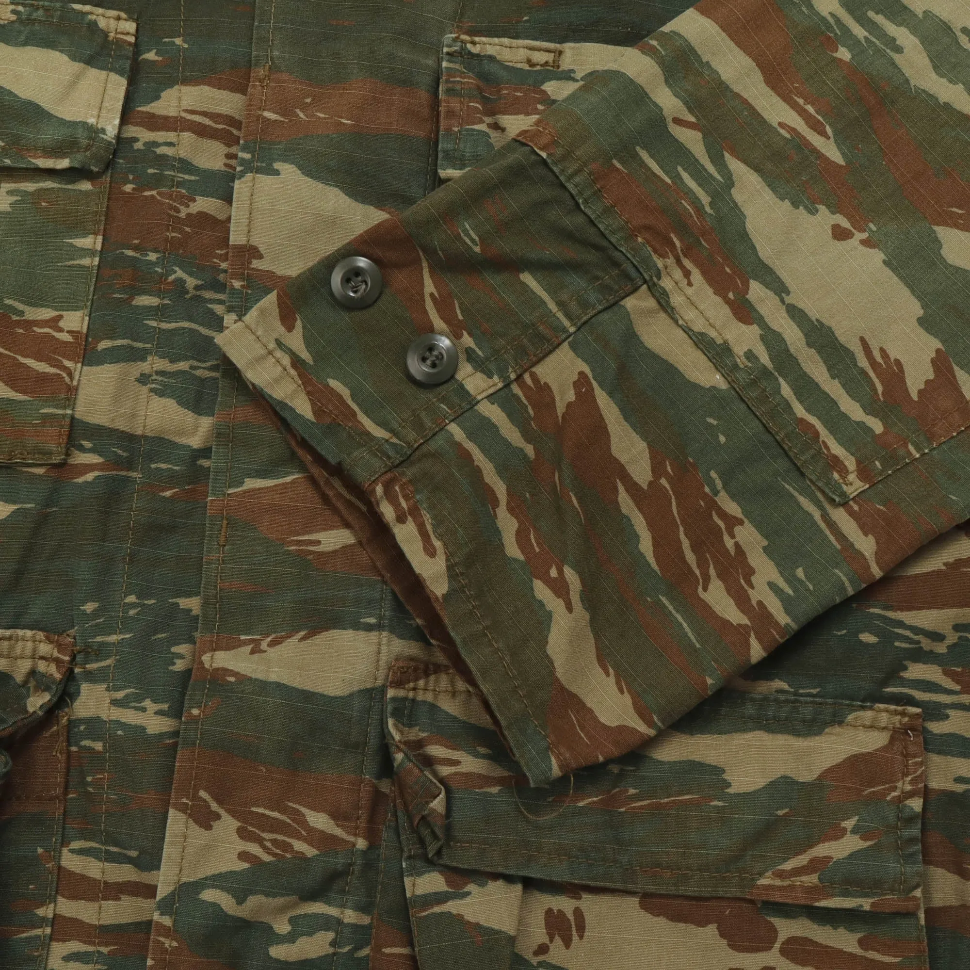 1980s Greek Army Jacket - Lizard Camo