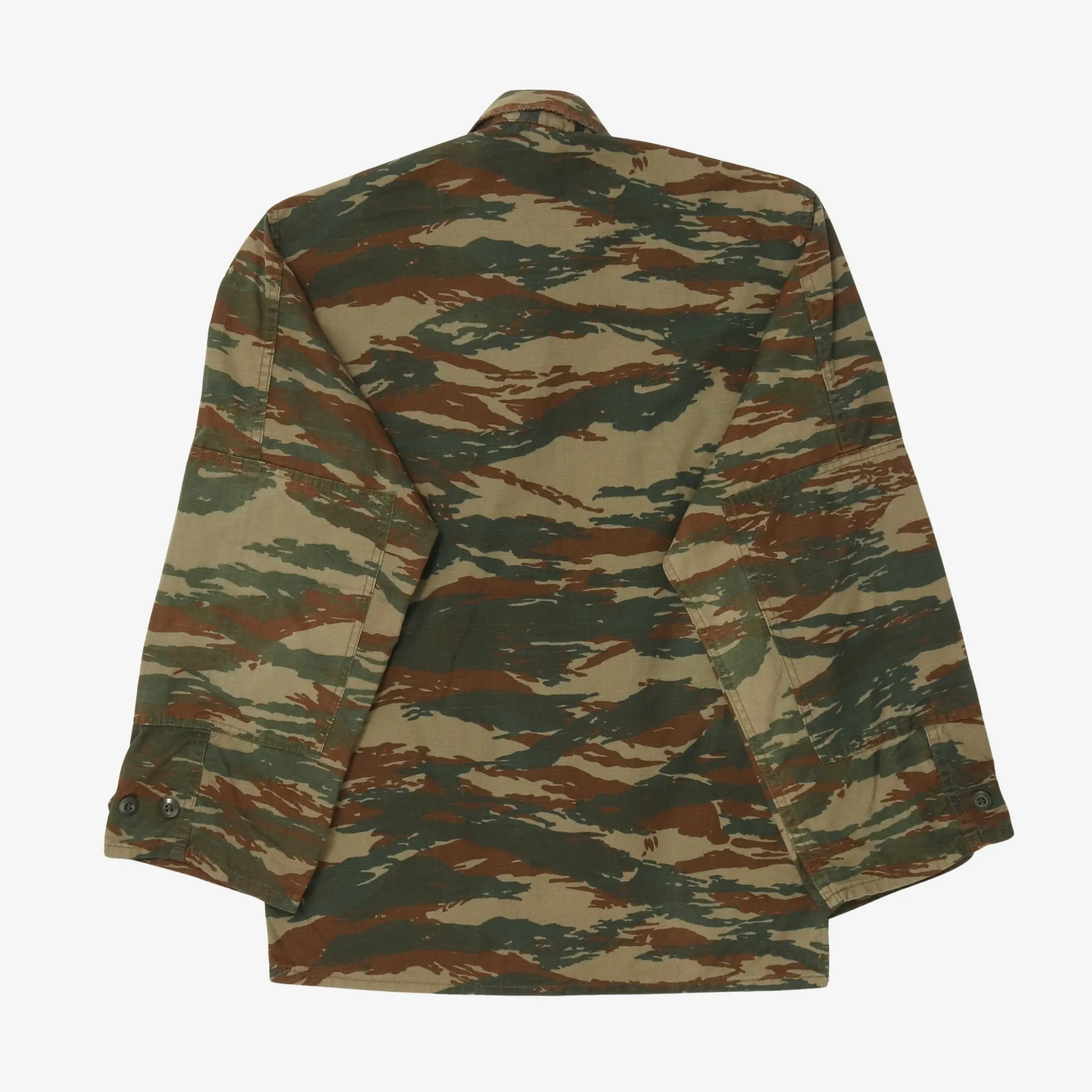 1980s Greek Army Jacket - Lizard Camo