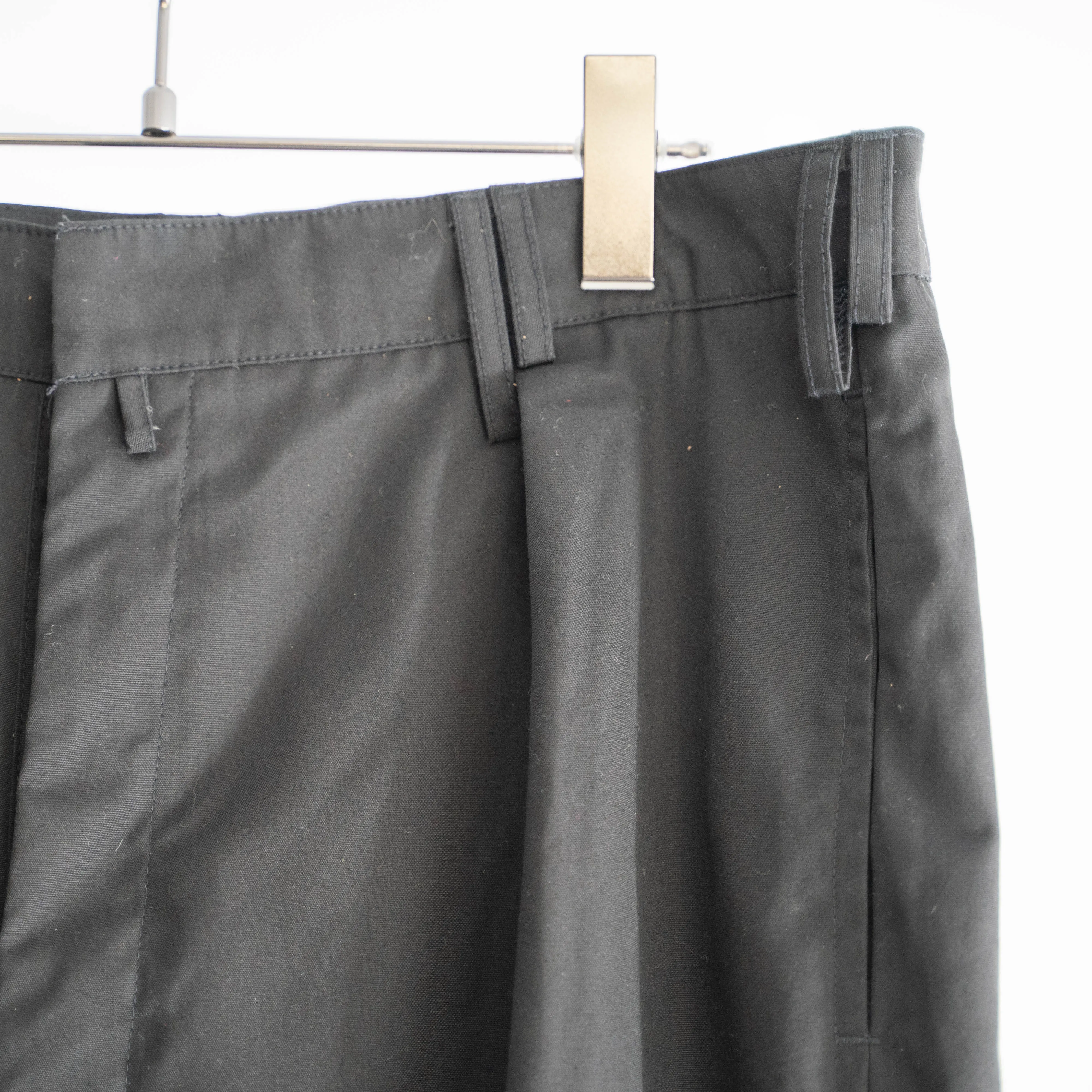 2000s Romanian military black color chino slacks