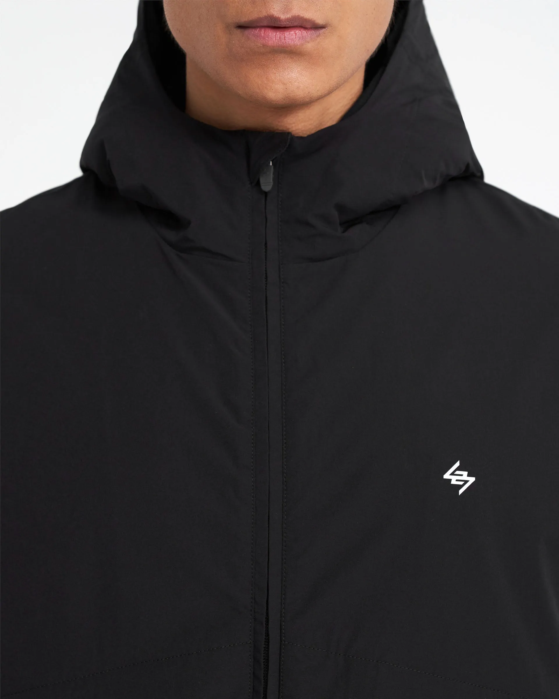 247 Hooded Training Jacket - Jet Black