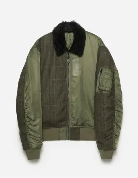 5332 B15 Wool Flight Jacket Olive