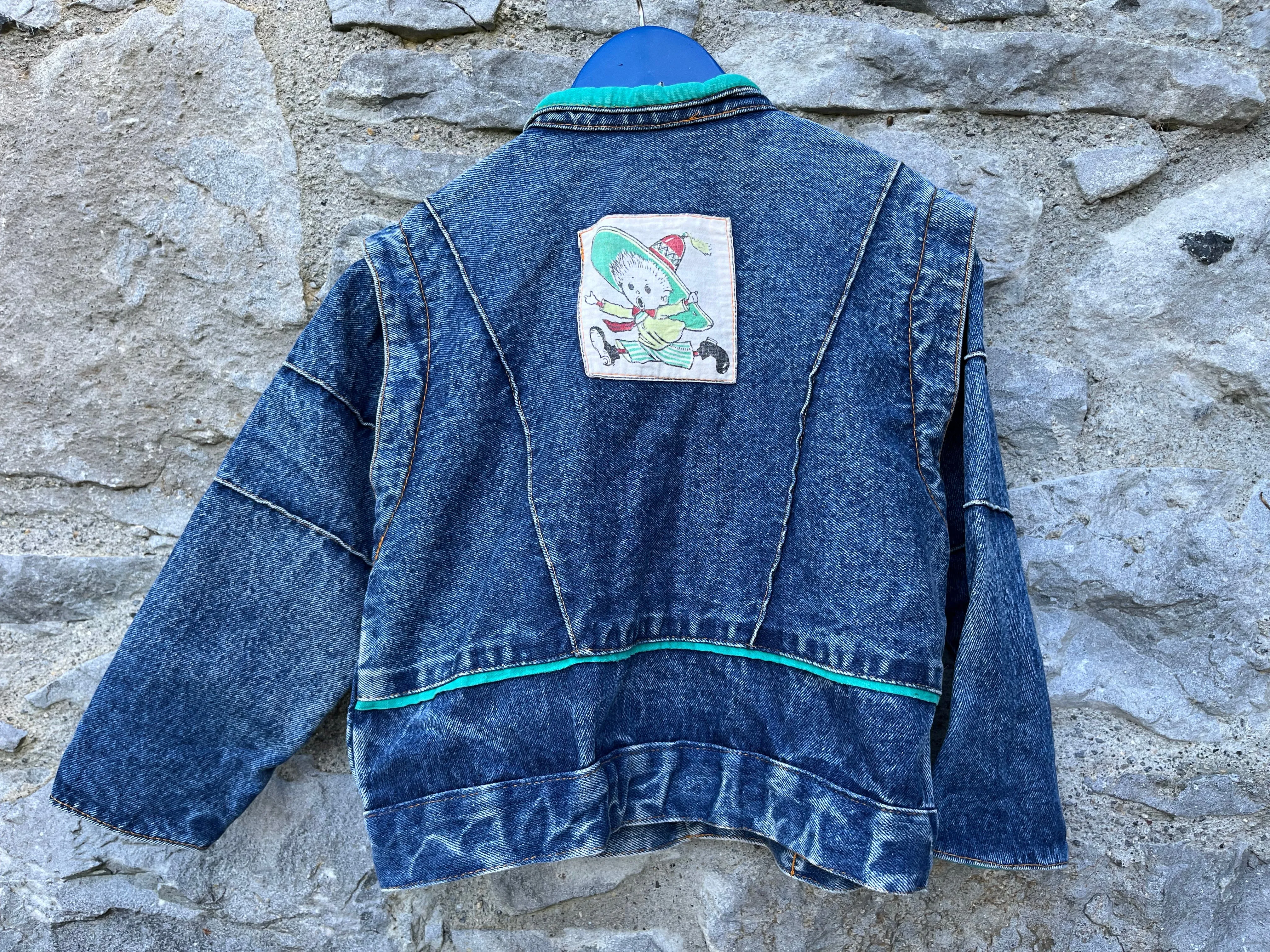 80s denim jacket  3y (98cm)