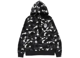 A Bathing Ape City Camo Large Ape Head Pullover Hoodie in Black