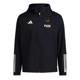 adidas Men's 2024 LAFC Tiro 23 AW Jacket Black/White