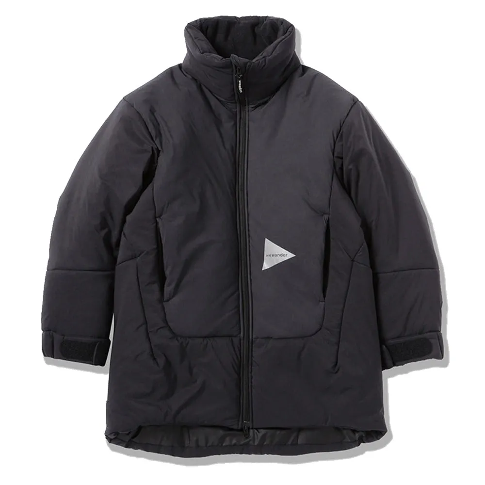 And Wander Top Fleece Coat Black