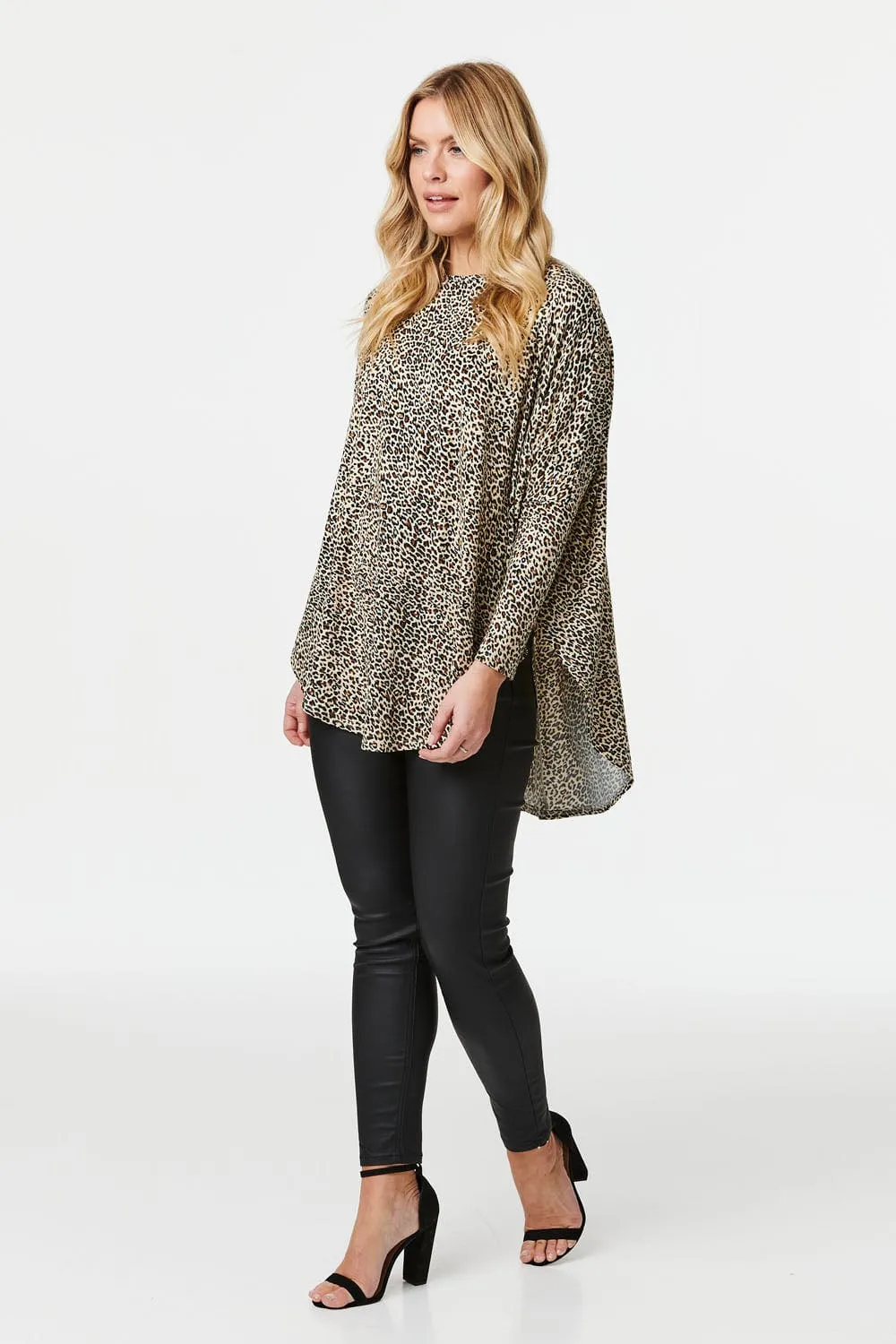 Animal Print Long Sleeve T-Shirt