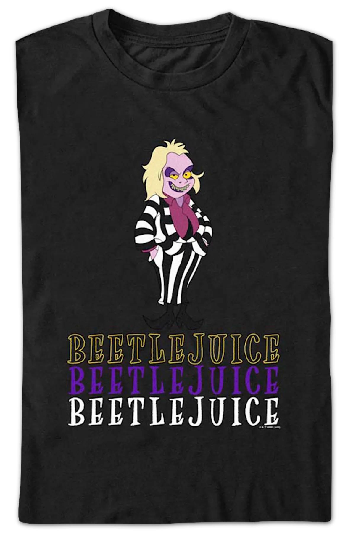 Animated Beetlejuice Beetlejuice Beetlejuice T-Shirt