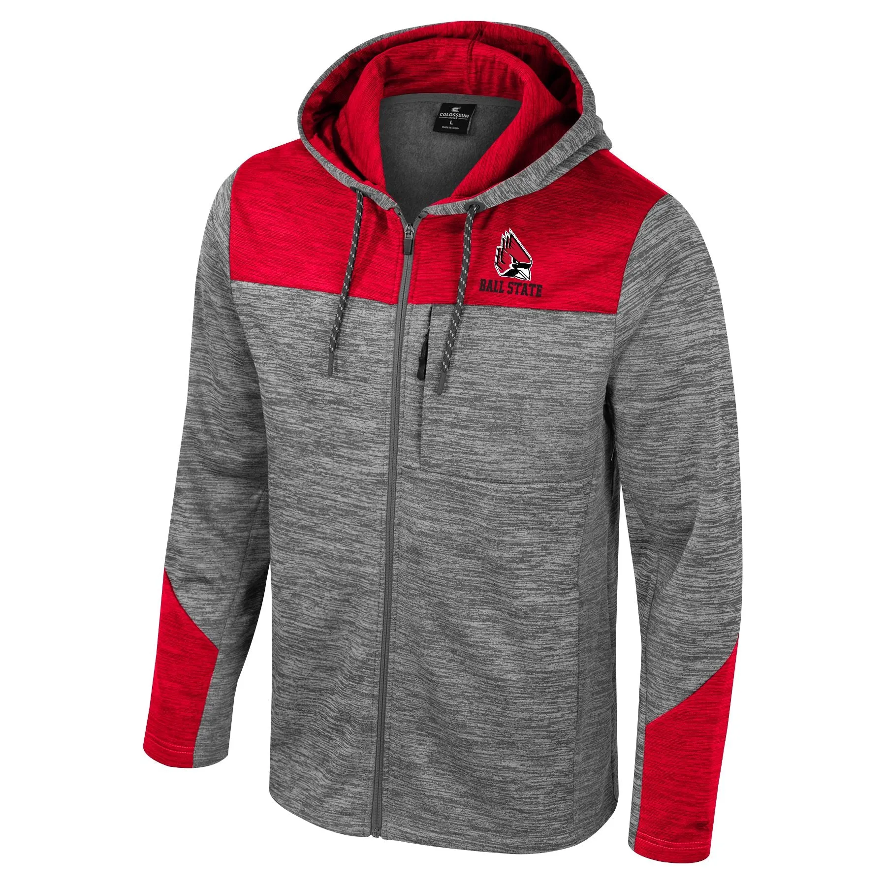 Ball State Cardinals Grey Men's Hoodie