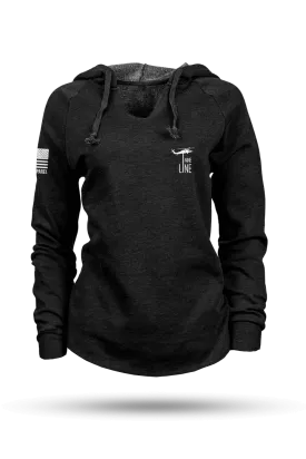 Basic - Lightweight Women's V-Neck Hoodie