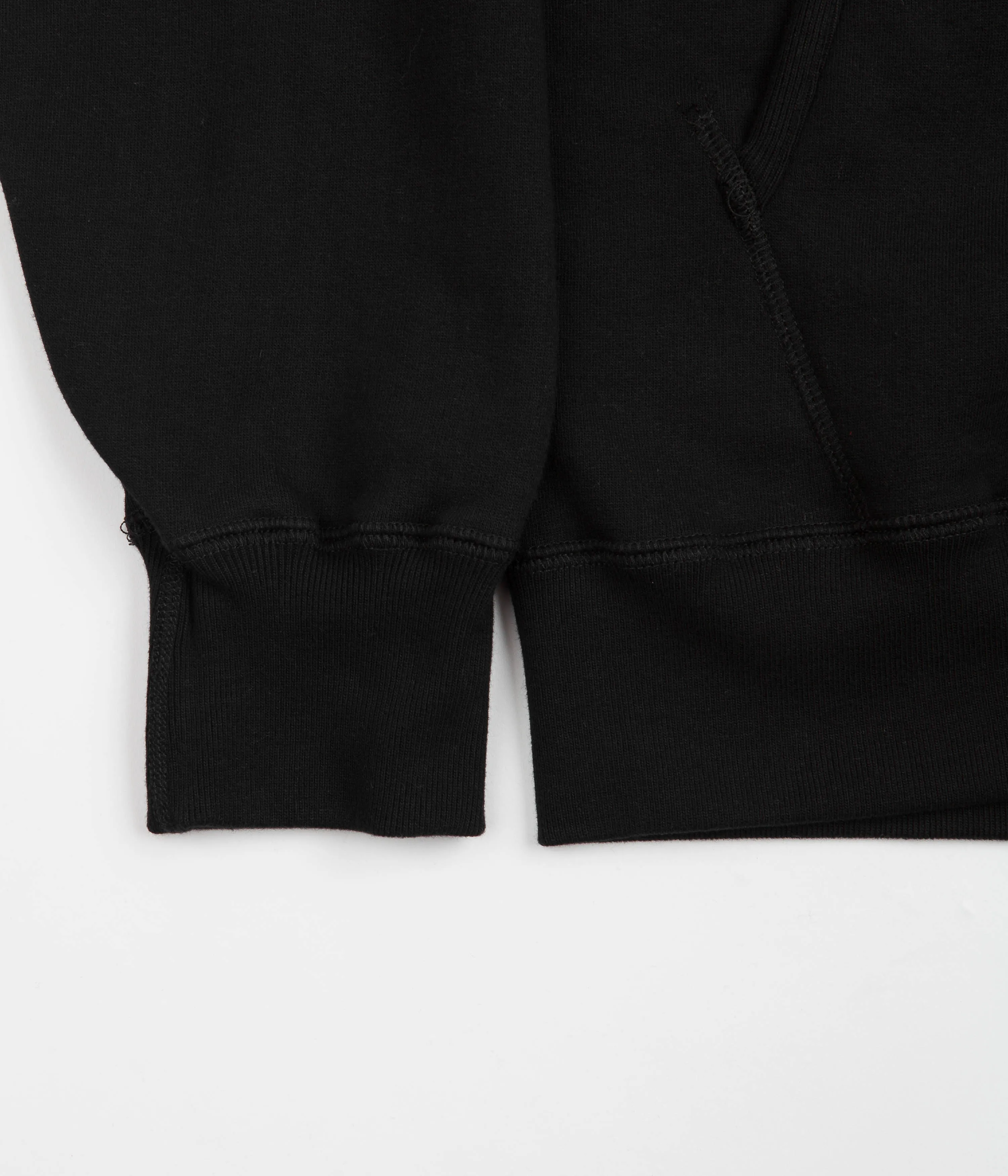 Battenwear Team Reach Up Zip Hoodie - Black