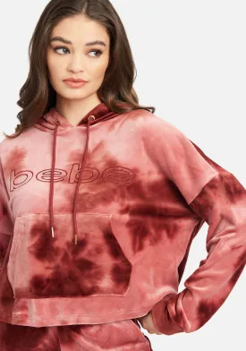 Bebe Logo Plush Hoodie