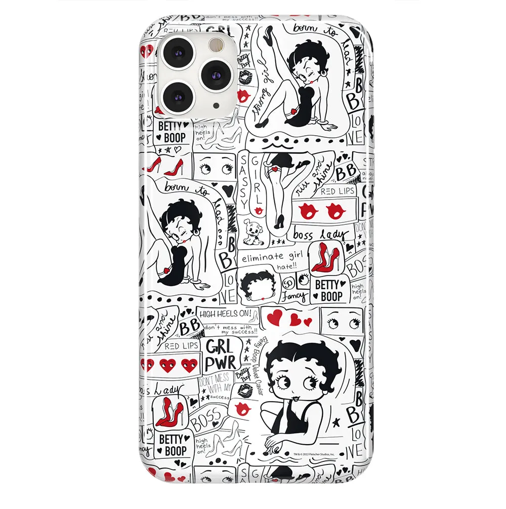 Betty Boop Girl Power iPhone Case