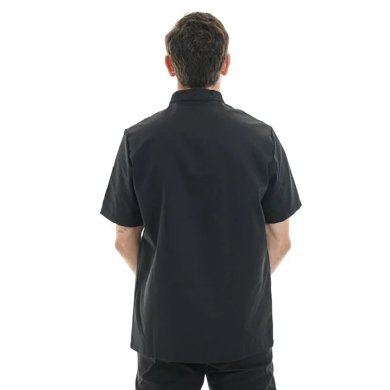 Black Long Sleeve Chef Coat - MANELLI