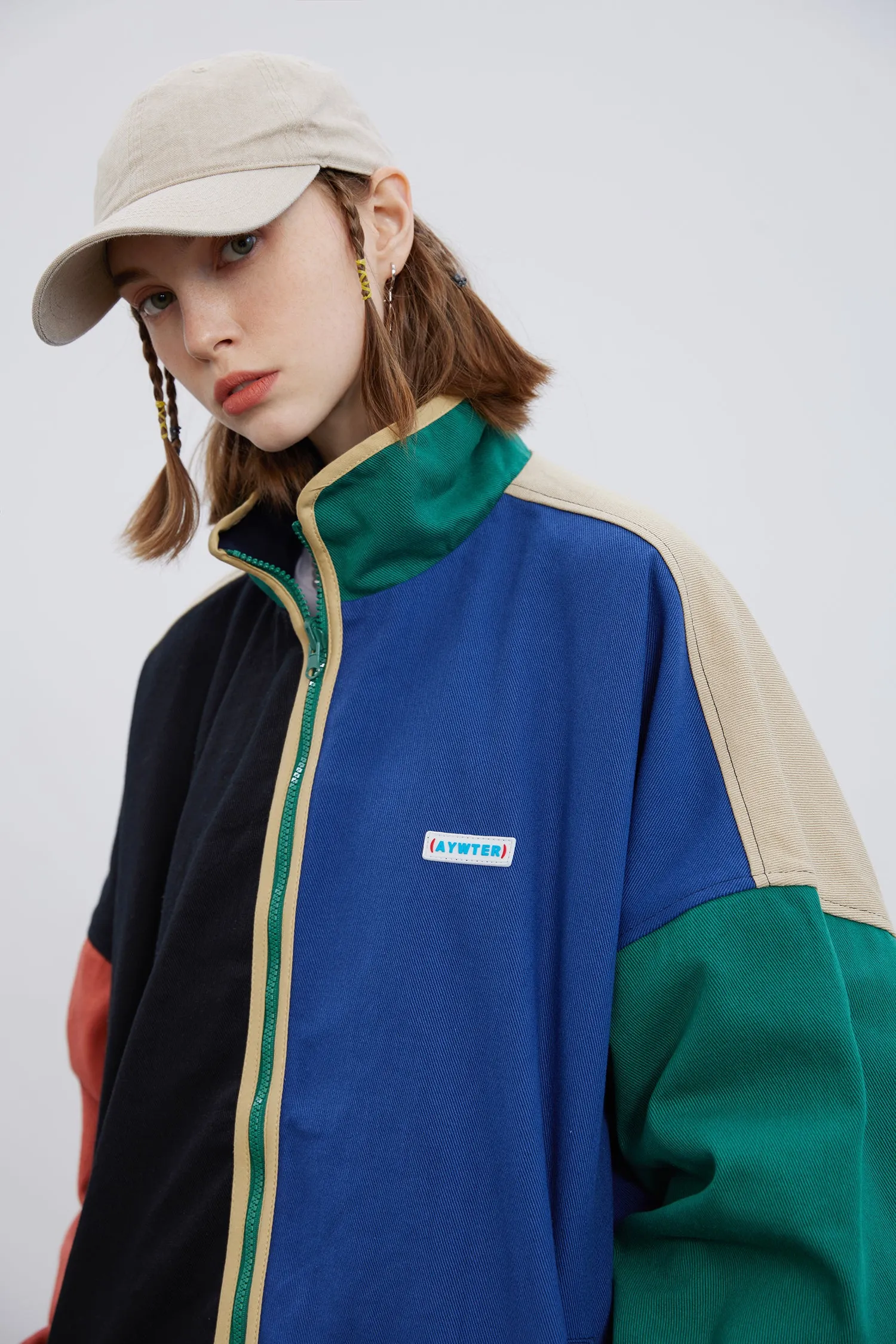 Block Fusion | Retro Bomber Jacket