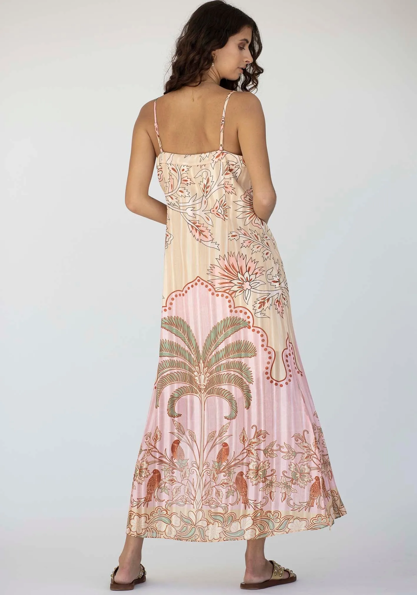 Botanica Tropical Maxi Slip Dress