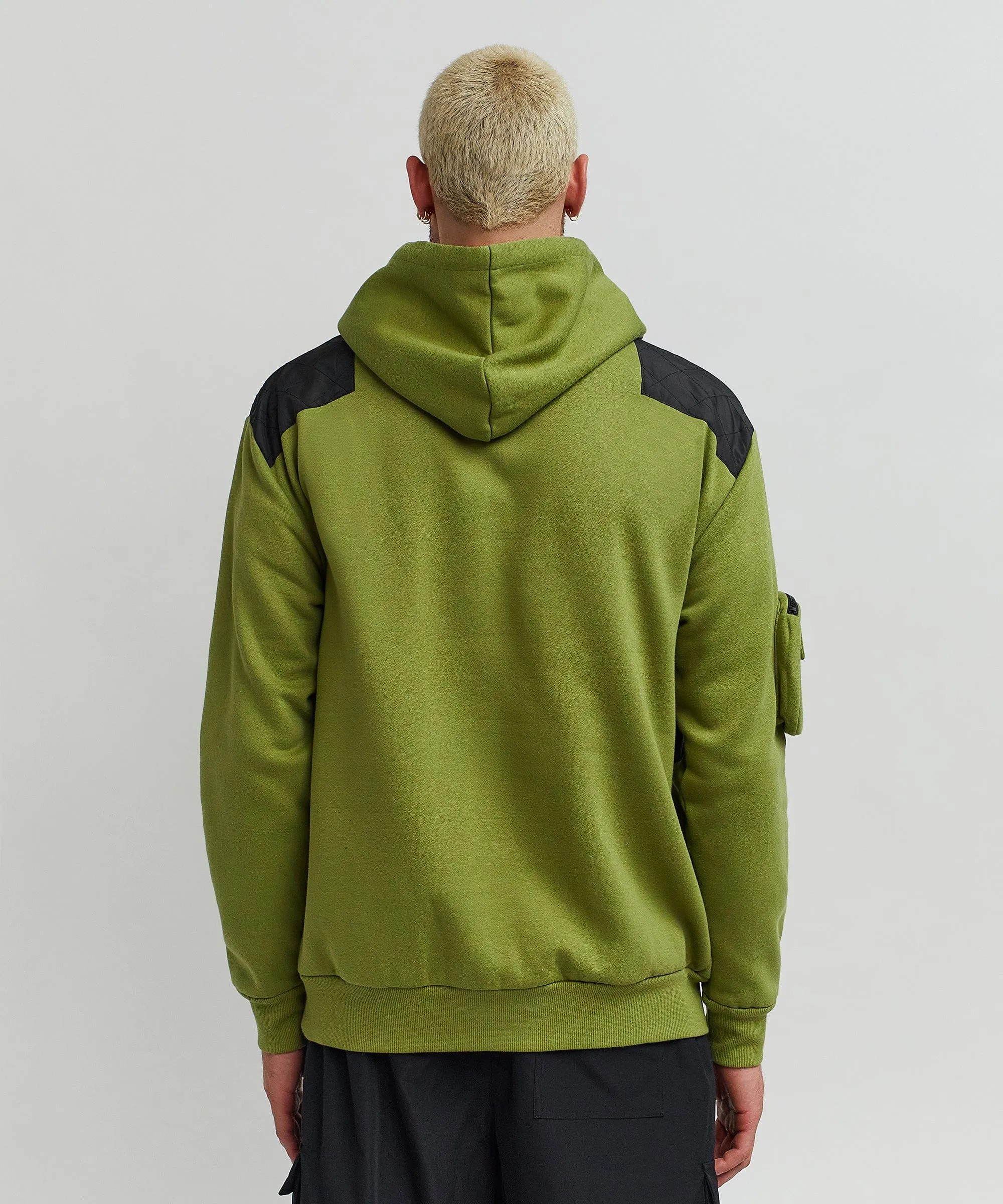 Brigade Fleece Hoodie - Olive Green