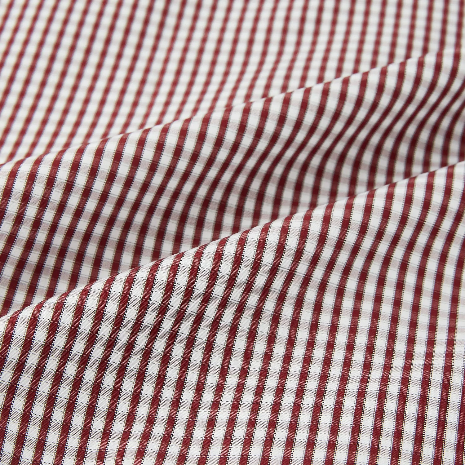 Burgundy Micro Check Winston Shirt