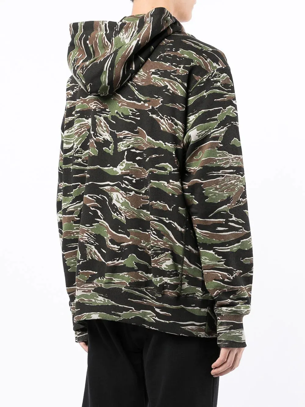 Camouflage-Print Long-Sleeve Hoodie