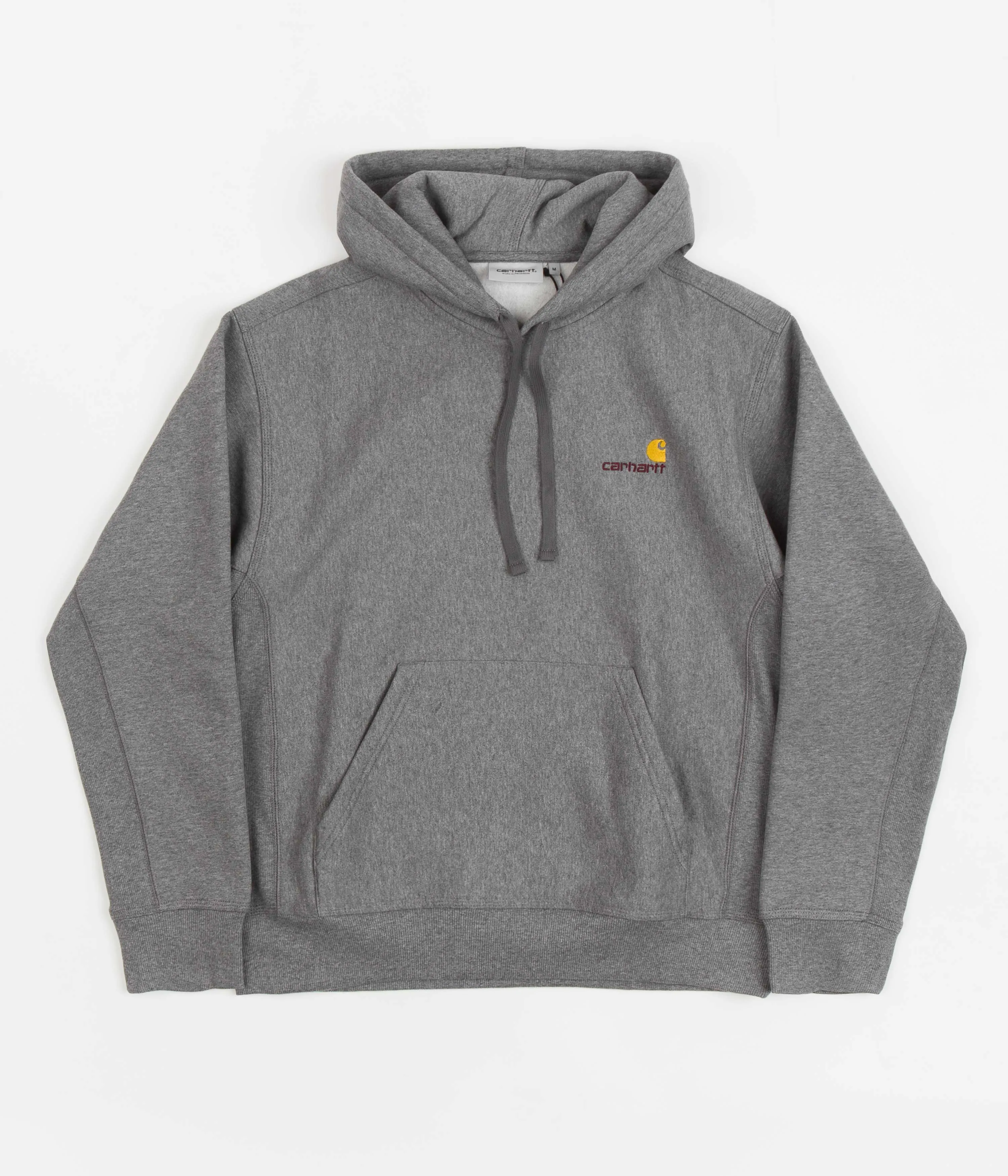 Carhartt American Script Hoodie - Dark Grey Heather