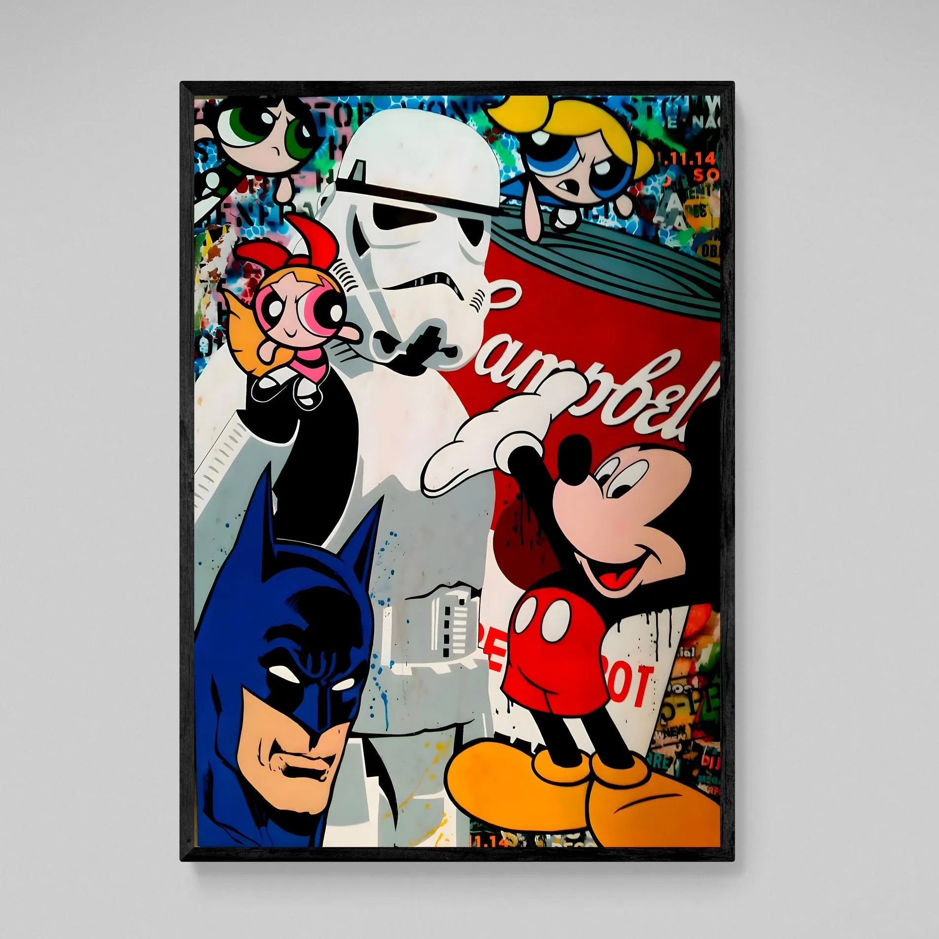 Cartoon Canvas Wall Art