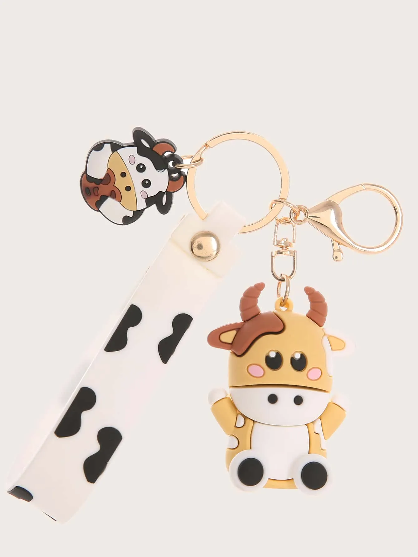 Cartoon Cow Decor Bag Charm