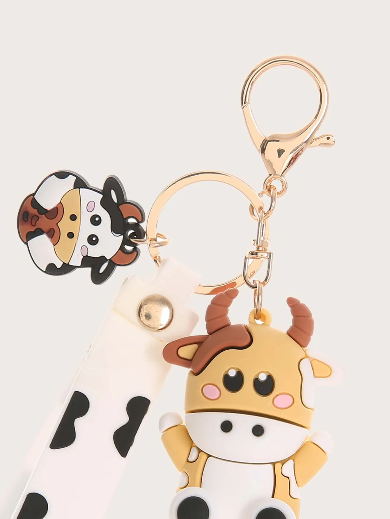 Cartoon Cow Decor Bag Charm