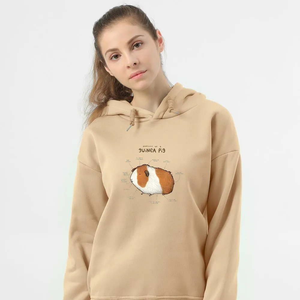 Cartoon Guinea Pig Oversized Hoodie