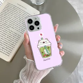 Cartoon Matcha Tea We Bare Bears Silicon Case For Oppo