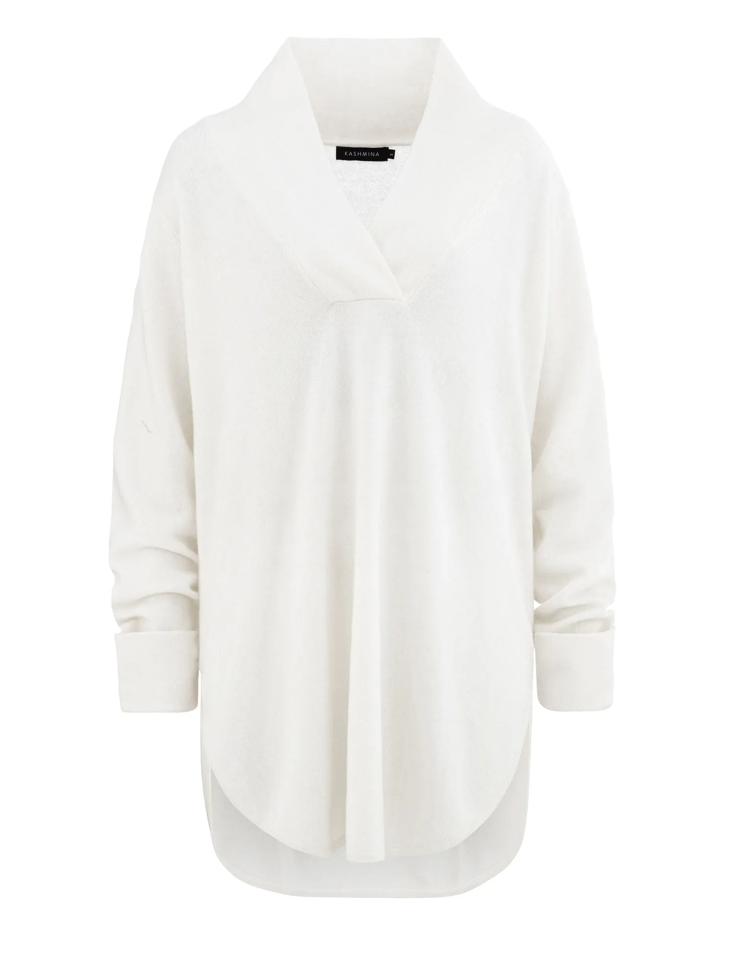 Cashmere sweater “Ida" - white