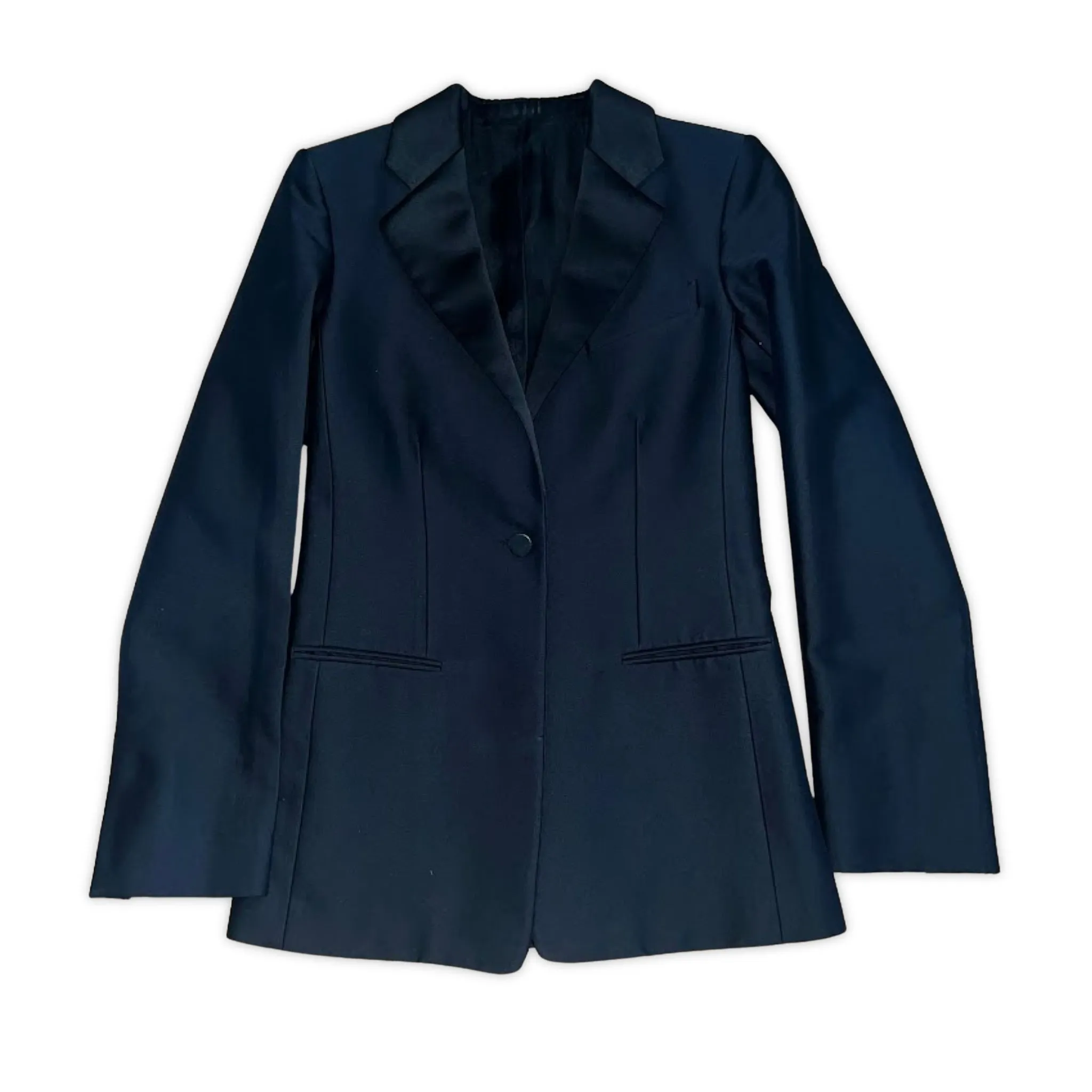 CELINE BY PHOEBE PHILO TUXEDO Blazer with Satin Lapels Orig. $3500 | FR 36