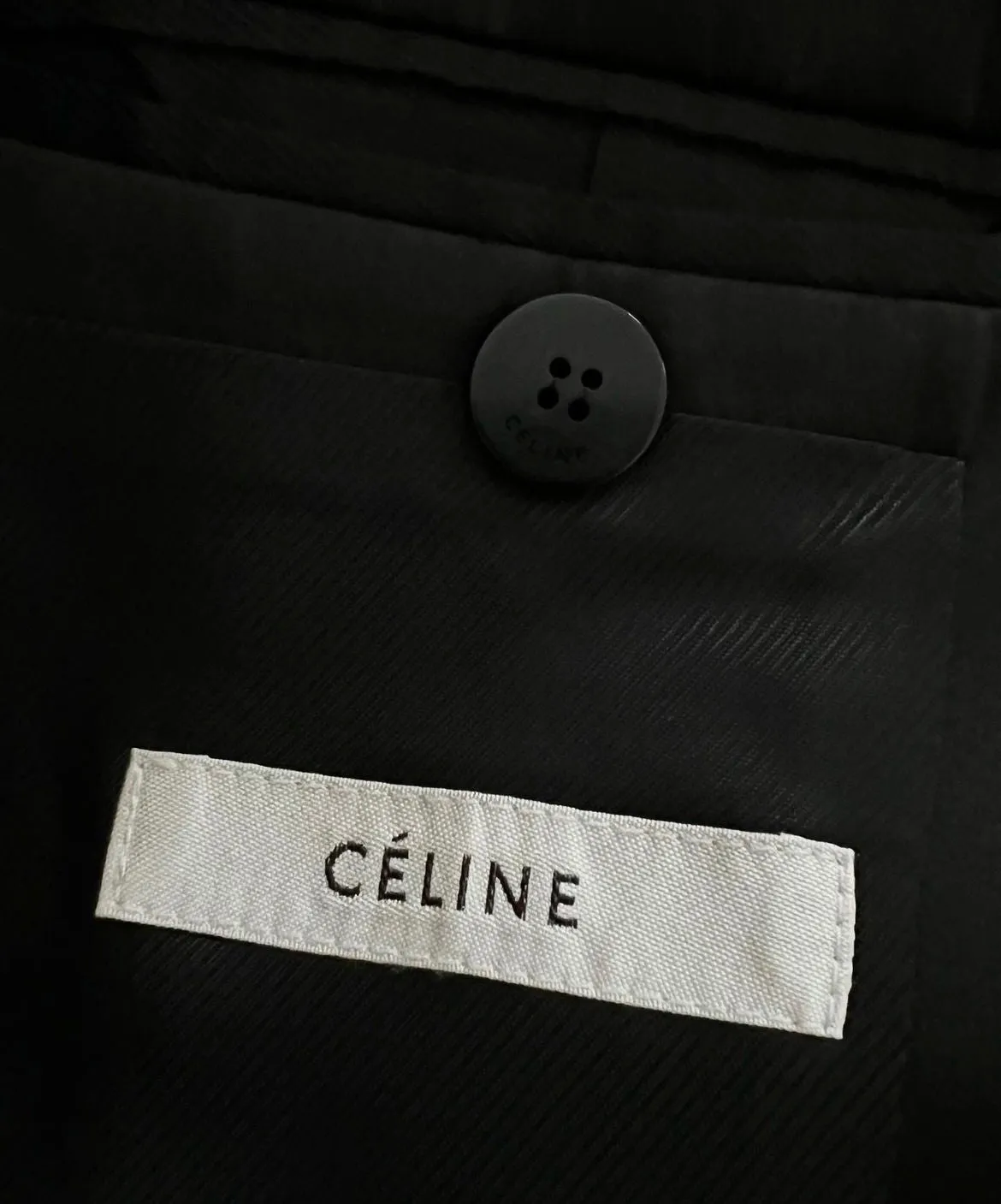 CELINE BY PHOEBE PHILO TUXEDO Blazer with Satin Lapels Orig. $3500 | FR 36