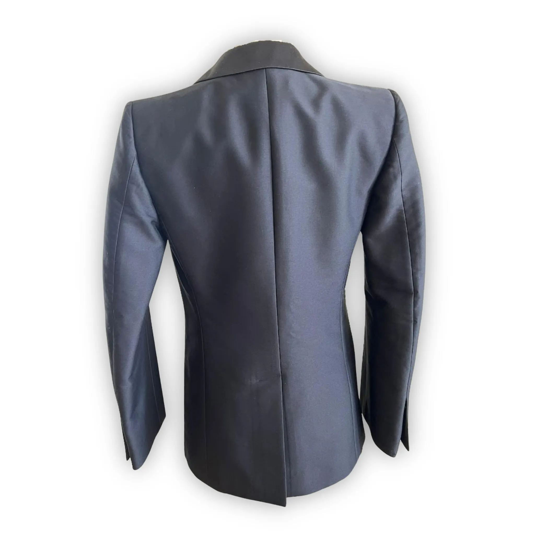 CELINE BY PHOEBE PHILO TUXEDO Blazer with Satin Lapels Orig. $3500 | FR 36