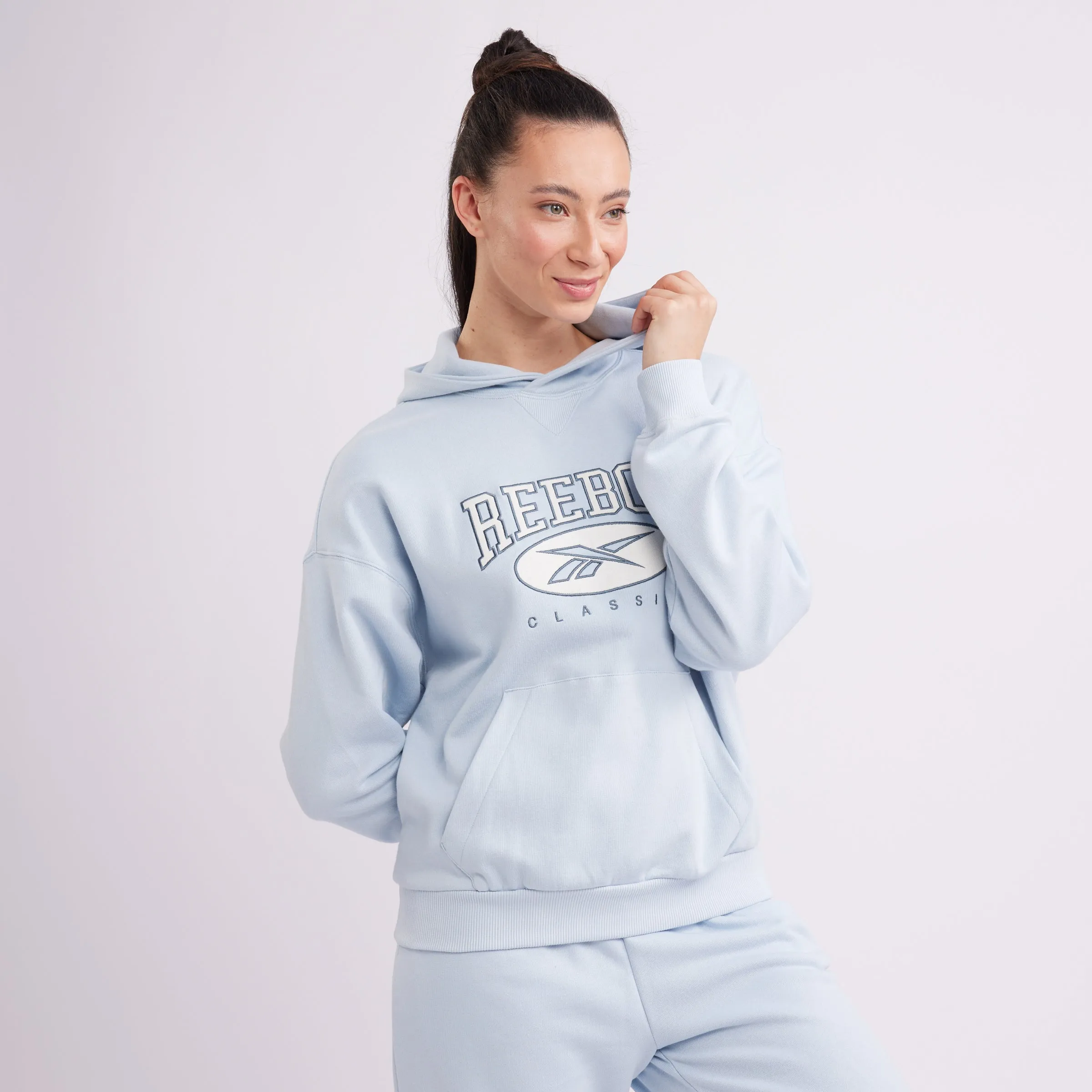 Classics Ae Bl Hoodie Feel Good Blue