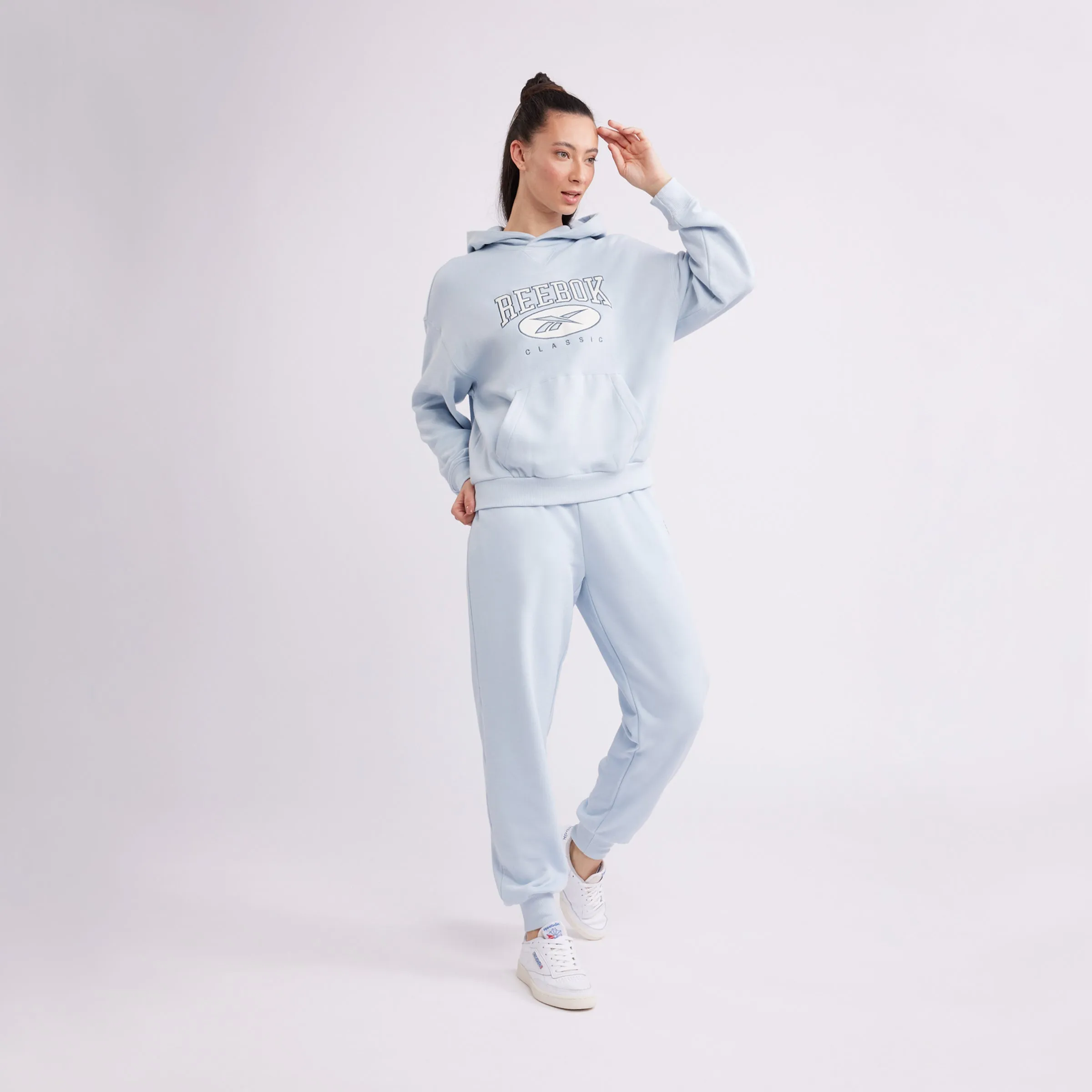 Classics Ae Bl Hoodie Feel Good Blue