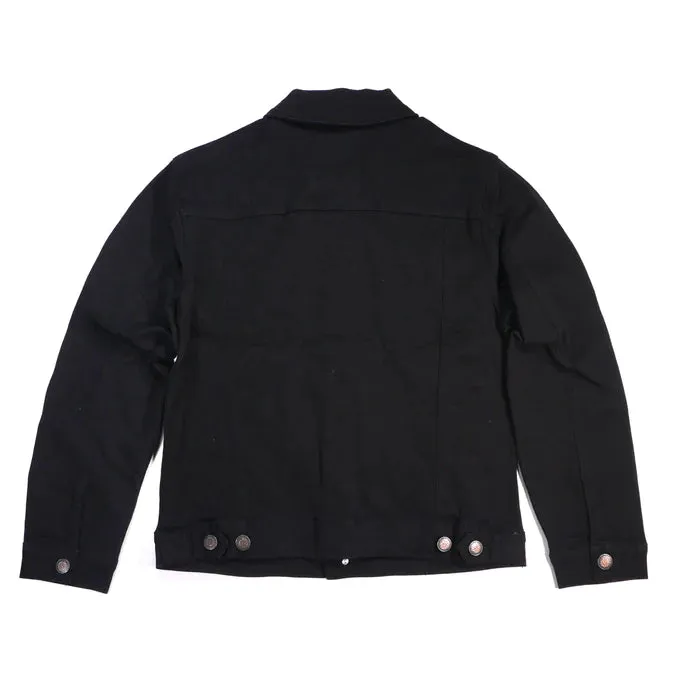 Copper Rivet Denim Jacket (Black) 913511