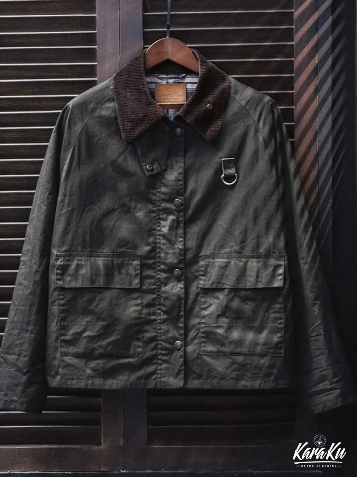 Corduroy Collar Cotton Spey Jacket