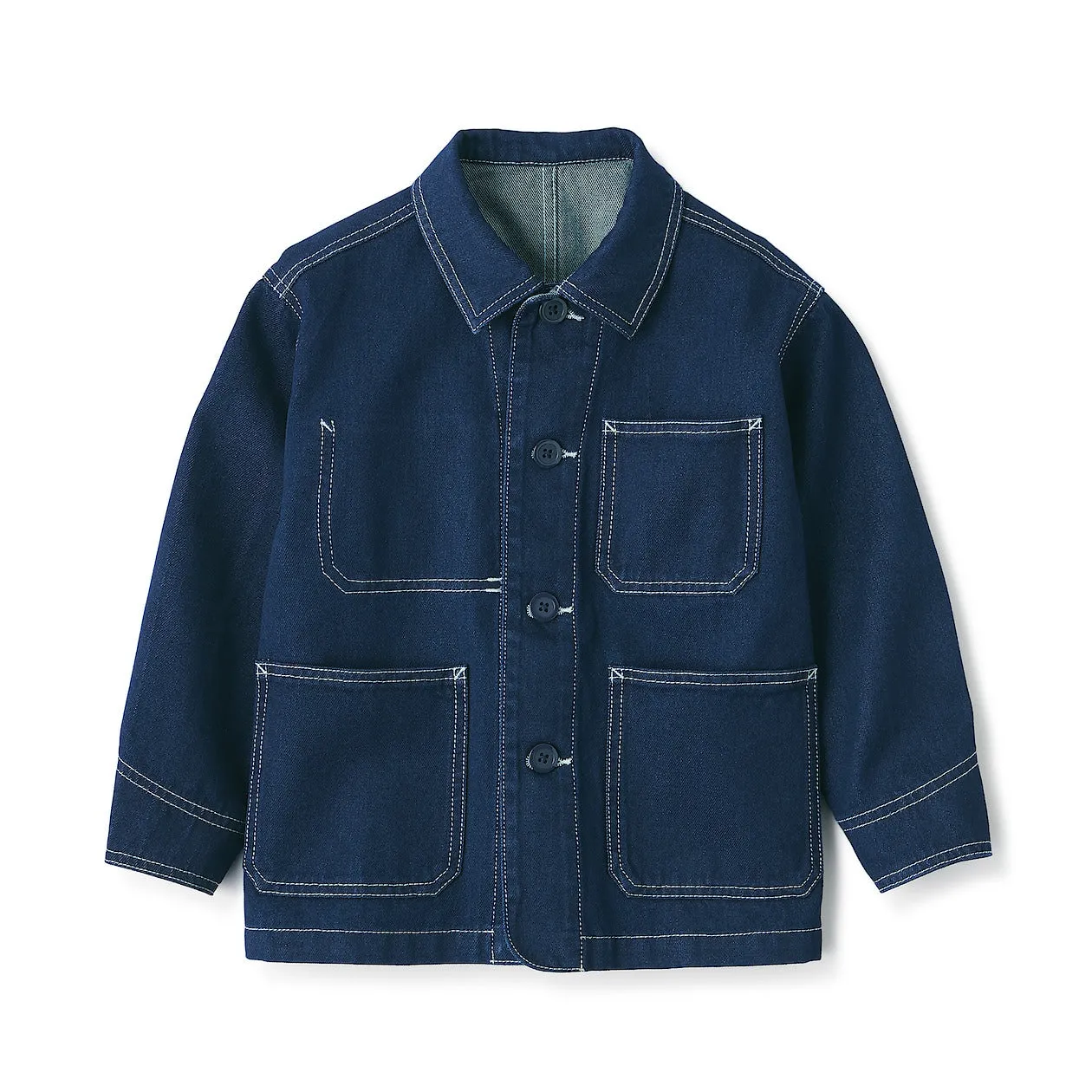 Cotton Kapok Denim Jacket (5-14Y)