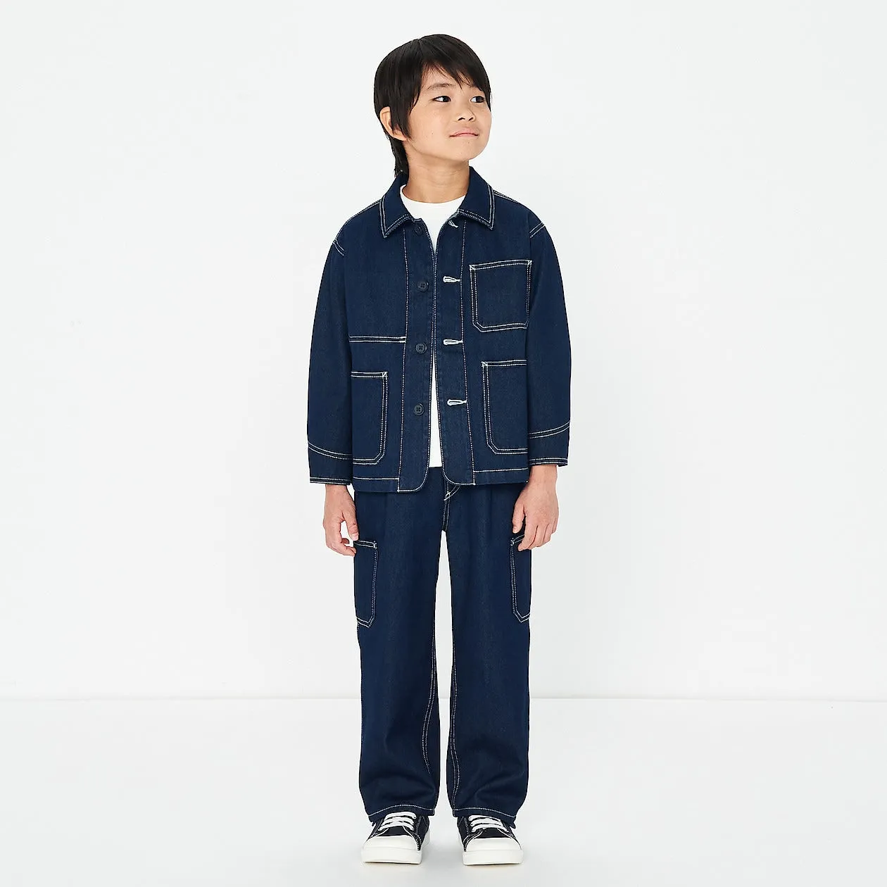 Cotton Kapok Denim Jacket (5-14Y)