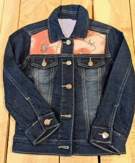 Cowgirl Pretty in Pink | Girls Vintage Jean Jacket