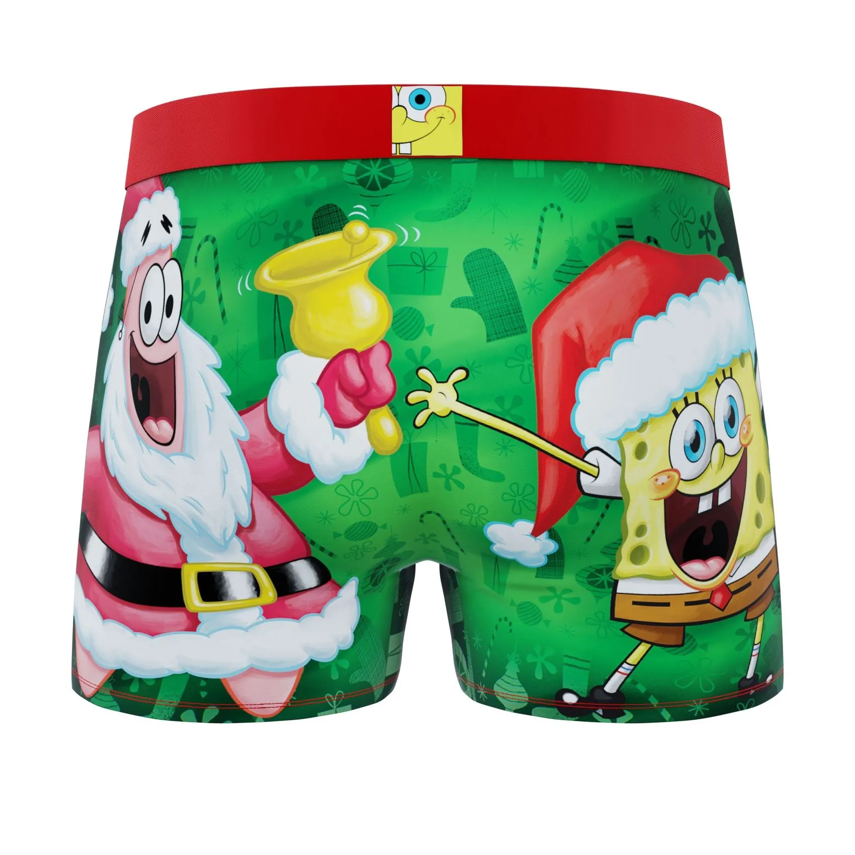 CRAZYBOXER SpongeBob Patrick & Group Men's Boxer Briefs (3 pack)