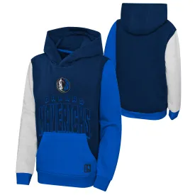 DALLAS MAVERICKS NIKE YOUTH COLOR BLOCKED HORSEHEAD HOODIE