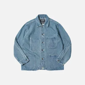 DENIM CHORE JACKET - LIGHT BLUE