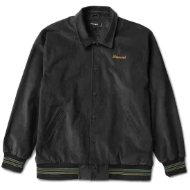 Diamond Supply Co Corduroy Varsity Jacket Black