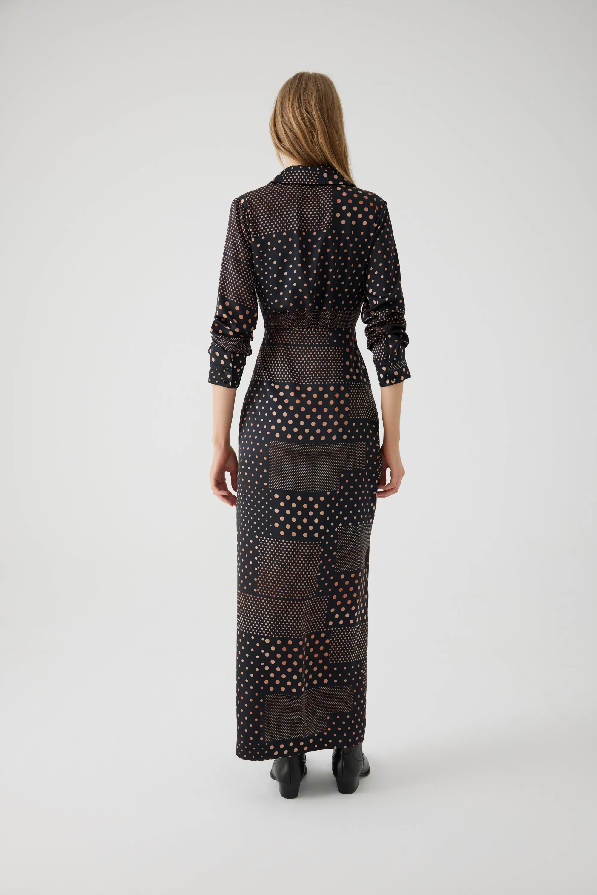 Exquise Annis Dot Print Dress Style 4118022