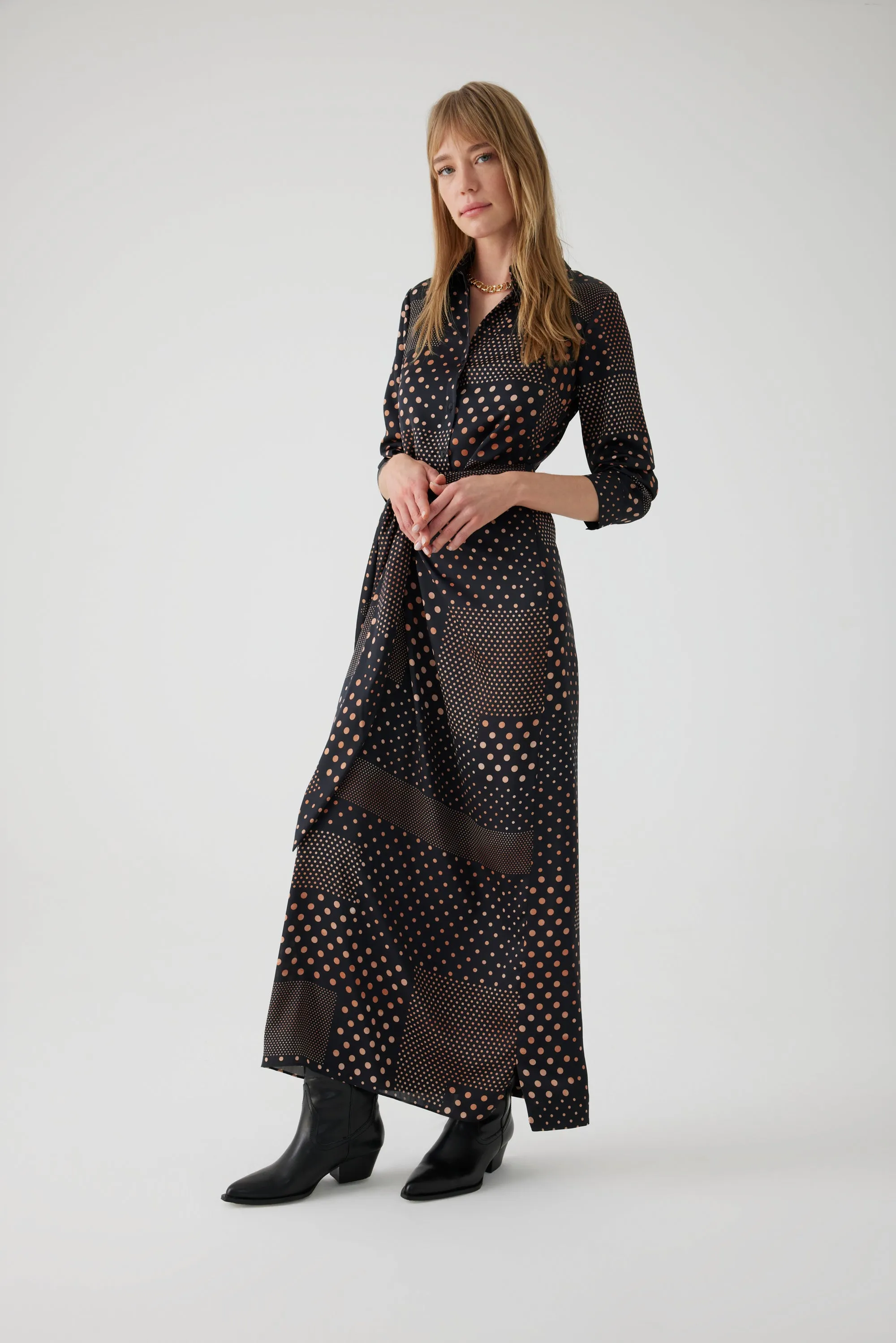 Exquise Annis Dot Print Dress Style 4118022