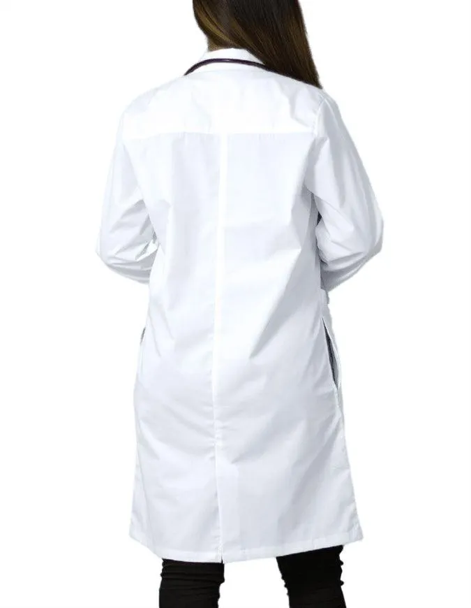 Free Embroidery Unisex Classic Long White Lab Coat