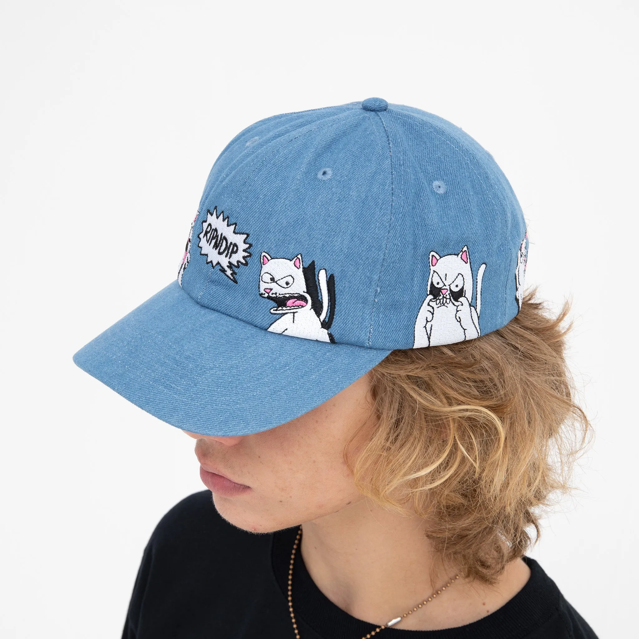 Frustration Denim Dad Hat (Medium Wash)