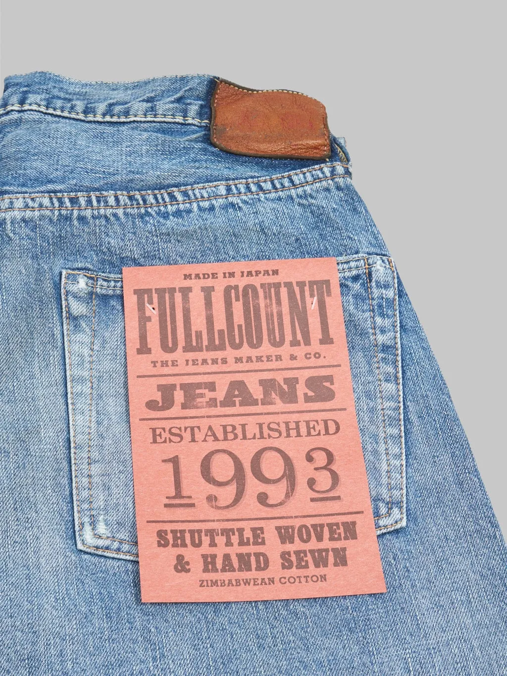 Fullcount 0105 13.7oz Dartford Wide Straight Jeans