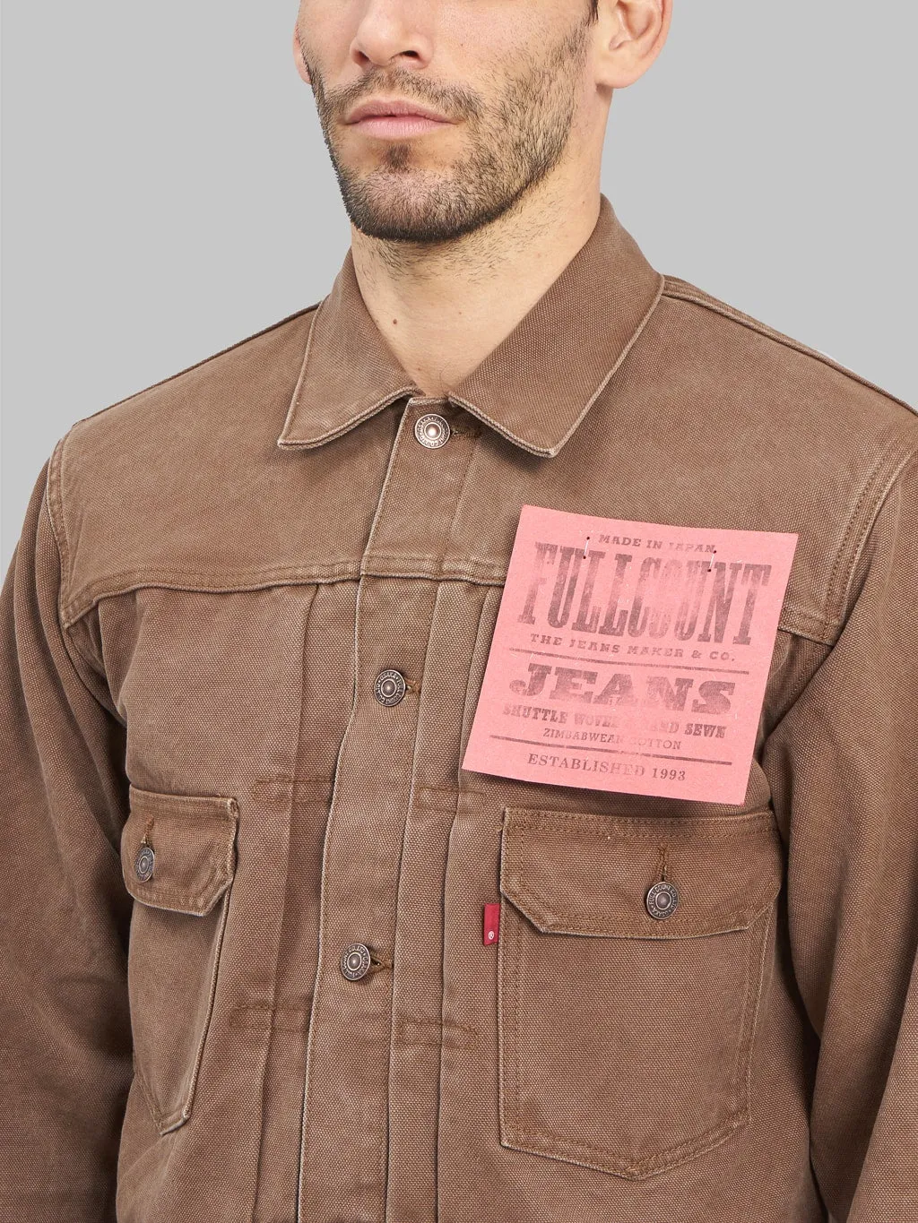 Fullcount 2035 Type 2 Paraffin Canvas Jacket