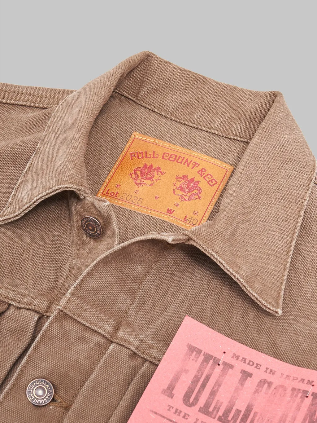 Fullcount 2035 Type 2 Paraffin Canvas Jacket